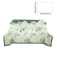 thumbnail image 3 of AuroraX Floral Bed Blanket Twin/Twin-Xl Size Soft Cute Cooling Silky Cotton Throw Blankets Lightweight Cozy Breathable Quilted Summer Quilt for Bedroom Dorm Couch, 3 of 6