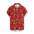 thumbnail image 2 of Awdenio Hawaiian Shirt for Men Short Sleeves Tropical Printed Casual Button Down Summer Beach Floral Shirts, 2 of 5