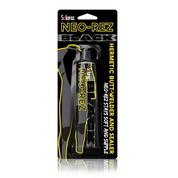 SOLAREZ Neo-Rez Black - New! Wetsuit Repair & Filler ~ Fix Repair Fill and Seal Neoprene Wetsuits or Hip Waders Instantly! One and Only #1 Solar UV Wetsuit Fill & Repair! ~ Made in The USA!