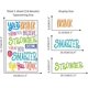 thumbnail image 5 of Calcomanía de pared con letras inspiradoras coloridas: eres más valiente de lo que crees, más fuerte de lo que pareces, más inteligente de lo que crees, cita positiva St, 5 of 5