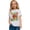 White, variant on Gunia 100 Days Of School Shirt Kids Boys Girls Cute Graphic Print Short Sleeve T Shirt Back To School Casual Comfortable Tee Tshirts Tops 2-13 Years