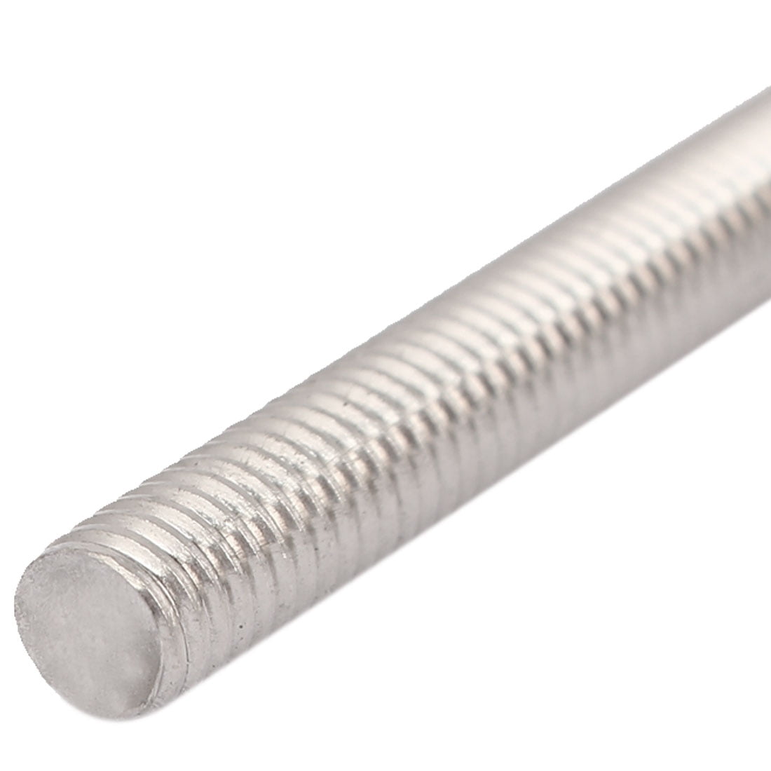 M6 x 55mm 304 Stainless Steel Fully Threaded Rod Bar Studs Silver Tone