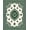 Black, variant on ODIKA 4' x 6' Machine Washable Non-Slip Area Rug, Middle Eastern Medallion High Traffic Rug, Black, 407508