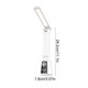thumbnail image 3 of Lámpara de escritorio Linterna Luz nocturna | Fuente de luz doble portátil Blanco cálido Brillo ajustable | Batería recargable de 1200 mAh | Control de botones | Plástico | 28x7.4x7.4cm | Diseño, 3 of 6