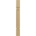 thumbnail image 2 of Ekena Millwork 3 3/4"W x 3 3/4"D x 35 1/2"H Kent Raised Panel Cabinet Column (Top Block: 6 1/8", Bottom Block: 7 1/8"), Cherry, 2 of 7