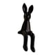 thumbnail image 3 of Escultura decorativa de conejo para sala de estar, dormitorio y escritorio. Negro, 3 of 9