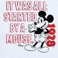 thumbnail image 3 of Disney - Mickey & Friends - Mickey Mouse - It Was All Started By a Mouse - 1928 Original - Toddler And Youth Short Sleeve Graphic T-Shirt, 3 of 5