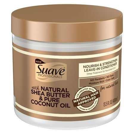 Suave Professionals for Natural Hair Nourish & Strengthen Leave-In Conditioner 13.5 (Best Hydrating Conditioner For Natural Hair)