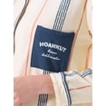 thumbnail image 5 of DARING DIVA Women's Striped Button Down Long Sleeve Pajama Dress S Blue Stripe, 5 of 6