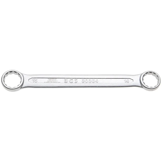 Llave Doble Estrella BGS 30334 Extra Plano 14 X 15 MM