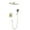 Brushed Gold, variant on Thermostatic Complete Shower System with Rough in-Valve