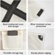 thumbnail image 5 of Funda de repuesto para silla de camping de gran tamaño, tela Oxford, asiento plegable para exteriores, 531 x 645 mm, color blanco, portátil, impermeable, con respaldo alto., 5 of 9