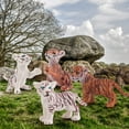 thumbnail image 2 of Ksopiavobs Forest Jungle Animals Figure Little Tiger Toy White Tiger Table Decorations Children's Cognitive Toys for Boys Girls Christmas Scene Decoration Gift Cake Decoration, 2 of 5