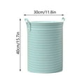 thumbnail image 4 of YUEVE Clothes Foldable Household Bathroom Storage Bucket Toy Clothing Storage Dormitory Sorting Laundry Laundry with Storage Laundry Hamper Narrow Popup Laundry Wi Laundry Woven Hamper Hampers for, 4 of 7