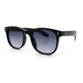 thumbnail image 5 of Gentlemanly Retro Horn Rim Hipster Fashion Plastic Sunglasses [Black - Smoke], 5 of 7
