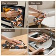 thumbnail image 5 of 2 Pcs Pioneer Flower Floral Print Pattern Kitchen Towels, Funny Microfiber Dish Towel Set, 18" X 26" Tea Towels, 5 of 6