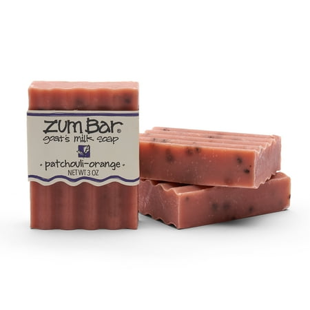 Zum Bar Goat s Milk Soap - Patchouli-Orange - 3 oz (3 Pack)