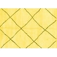 thumbnail image 1 of Ahgly Company Machine Washable Indoor Rectangle Oriental Yellow Modern Area Rugs, 2' x 3', 1 of 4