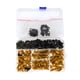 thumbnail image 1 of Tornillos de parabrisas Unique Bargains compatibles con la mayoría de las motos deportivas para Kawasaki, Yamaha, Suzuki, Honda, acero inoxidable, goma, tono dorado, 1 of 6