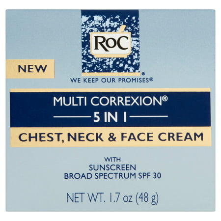 RoC multi Correxion 5 en 1 poitrine, le cou, et Crème pour le visage, 1,7 oz