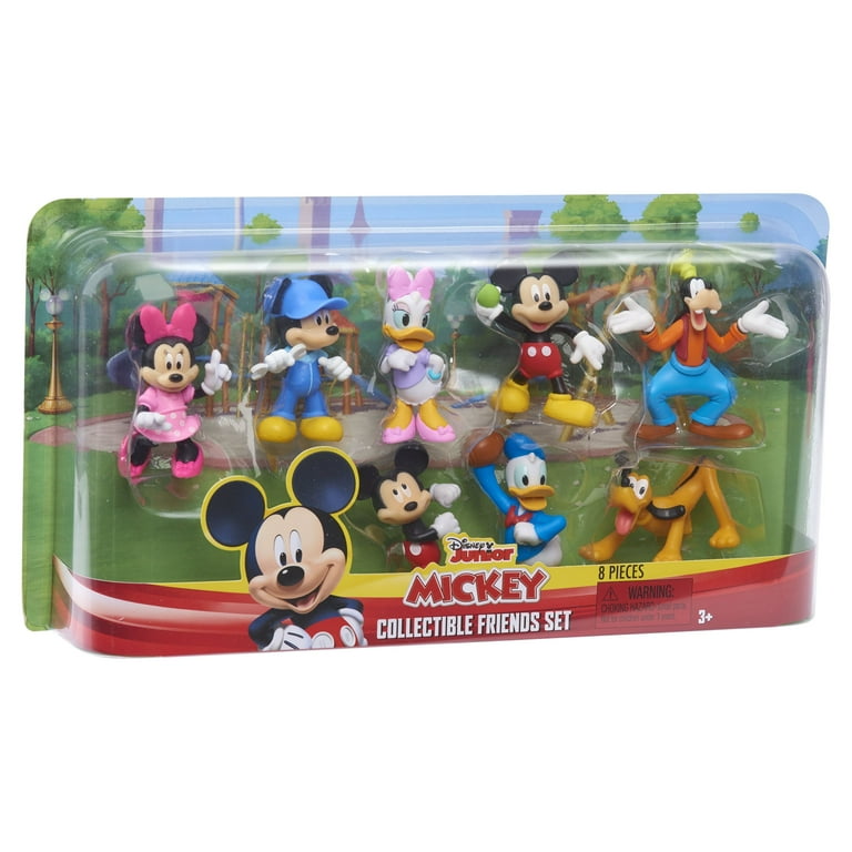 Mickey Mouse 7-Piece Figure Set, Mickey Mouse Clubhouse Toys, Exclusive