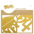 thumbnail image 3 of WASHWEPE graduate decorations Graduation Centerpiece Golden Paper 12-Pcs for Students, 3 of 8