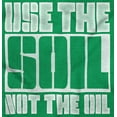 thumbnail image 2 of Use The Soil Not The Oil Earth Day Womens Fitted Plus Size Graphic Tee Brisco Brands 3X, 2 of 5