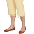 thumbnail image 4 of Alfred Dunner Womens Plus-Size Comfort Allure Embellished Capri Pant, 4 of 4