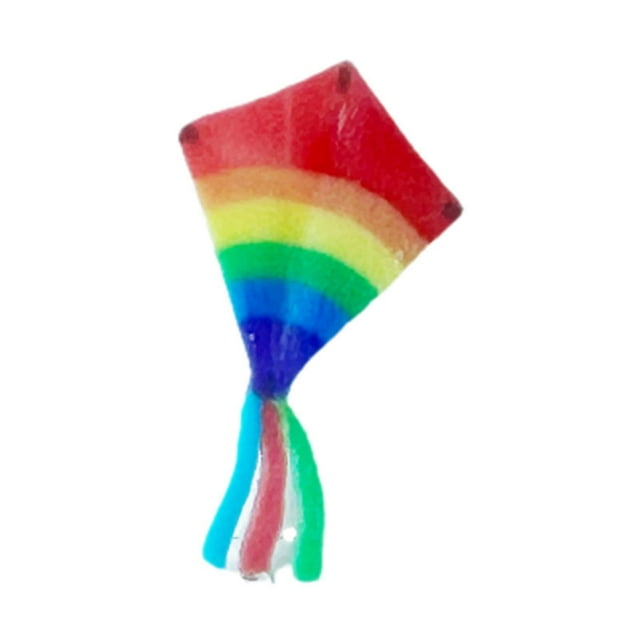 BELOVING 1/64 Miniature Kite Model Versatile for Architectural Miniature Setups Resin Rainbow