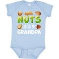 thumbnail image 3 of Inktastic Nuts About My Grandpa Peanut, Almond, Pistachio Boys or Girls Baby Bodysuit, 3 of 5
