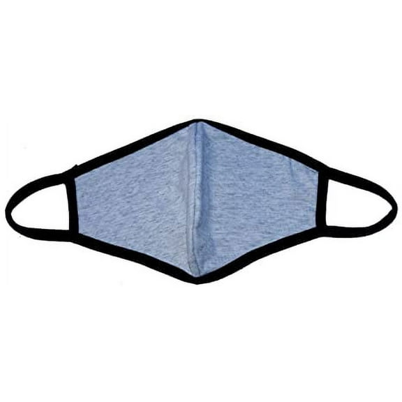 Made in USA Fashion Protective Face Masks Unisex Washable Cotton Mask Hand Made… (Grey)