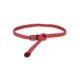 thumbnail image 1 of Cinturones de cuero sintético trenzados delgados ajustables para mujeres INSPIRE CHIC, rojos, para cinturas de 24-35.8", 1 of 5