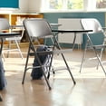 thumbnail image 2 of Flash Furniture Rutherford 4 Pack Premium Steel Folding Chair with Left Handed Tablet Arm, 2 of 12