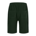 thumbnail image 4 of HCNTES Mens Walkshorts Cotton Flat Front Shorts Drawstring Shorts(Green,3XL), 4 of 8