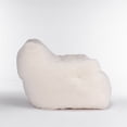 thumbnail image 5 of Bean Bag Chair, Faux Fur Bean Bag Sofa with Foam Filling, Ultra Soft Fluffy Lazy Sofa Couch Modern Tufted Upholstered Lounger Chair for Bedroom Living Room Lounge, Ivory, 5 of 7