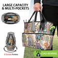 thumbnail image 2 of Garden Tool Bag,Pioneer Flower Floral Print Pattern Garden Tool Organizer,Garden Gifts,Waterproof Multi-Pocket Garden Tool Storage 11.8x5.5x11.4 Inch(Tools NOT Included), 2 of 6