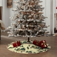 thumbnail image 4 of Sikiie Camping Caravan 1 Nativity Christmas Tree Skirt, Jesus Christian Winter Holiday Tree Mat Decoration(30-48IN)48", 4 of 6