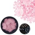 thumbnail image 4 of Que Brillan En La Oscuridad Copo De Nieve Multicolor Pegatinas De Pared Calcomanías De Pared Calcomanías De Techo Para Niños Niñas Niños Dormitorio 50 Piezas Inevent HA046576-04, 4 of 6