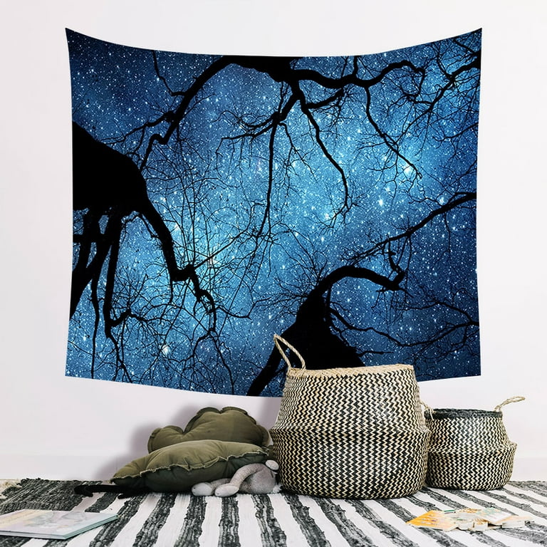 Forest In The Sky Tapestry Wall Hanging Nature Scenery Boho Hippie