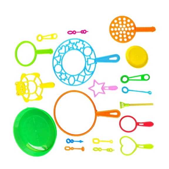 Large&Small Bubble Blower Machine Set for Hours of Fun Giant Bubble Wand for Exciting Bubble Game