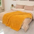 thumbnail image 4 of Catalonia Throw Blankets for Beds, Couches, Super Soft Fuzzy Plush Fleece Blankets for Adults and Kids, Machine Washable, 50"" X 60"", Yellow, 4 of 7