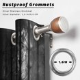 thumbnail image 6 of Summer Black Outdoor Curtains for Patio, Forest Pine Trees Waterproof Outside Curtains Privacy Blackout Curtain for Porch Pergola Cabana, 2 Panel 54W x 95L Inch, 6 of 9