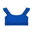 thumbnail image 4 of Luxalzxs Girls Training Bra Kids Cute Ruffle Sports Bra Comfort Workout Dance Yoga Crop Top 4-12 Years, 4 of 8