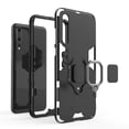 thumbnail image 3 of Funda Rígida Antichoque Huawei Negro con Anillo Metálico y Soporte para P20 Pro, 3 of 6