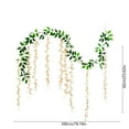 thumbnail image 3 of Kraoden Artificial Wisteria Flower Vines Garland, Fake Hanging Silk Flowers for Wedding, Garden Decor, DIY Bouquets, Home Decoration, 6.56 Ft, 3 of 6