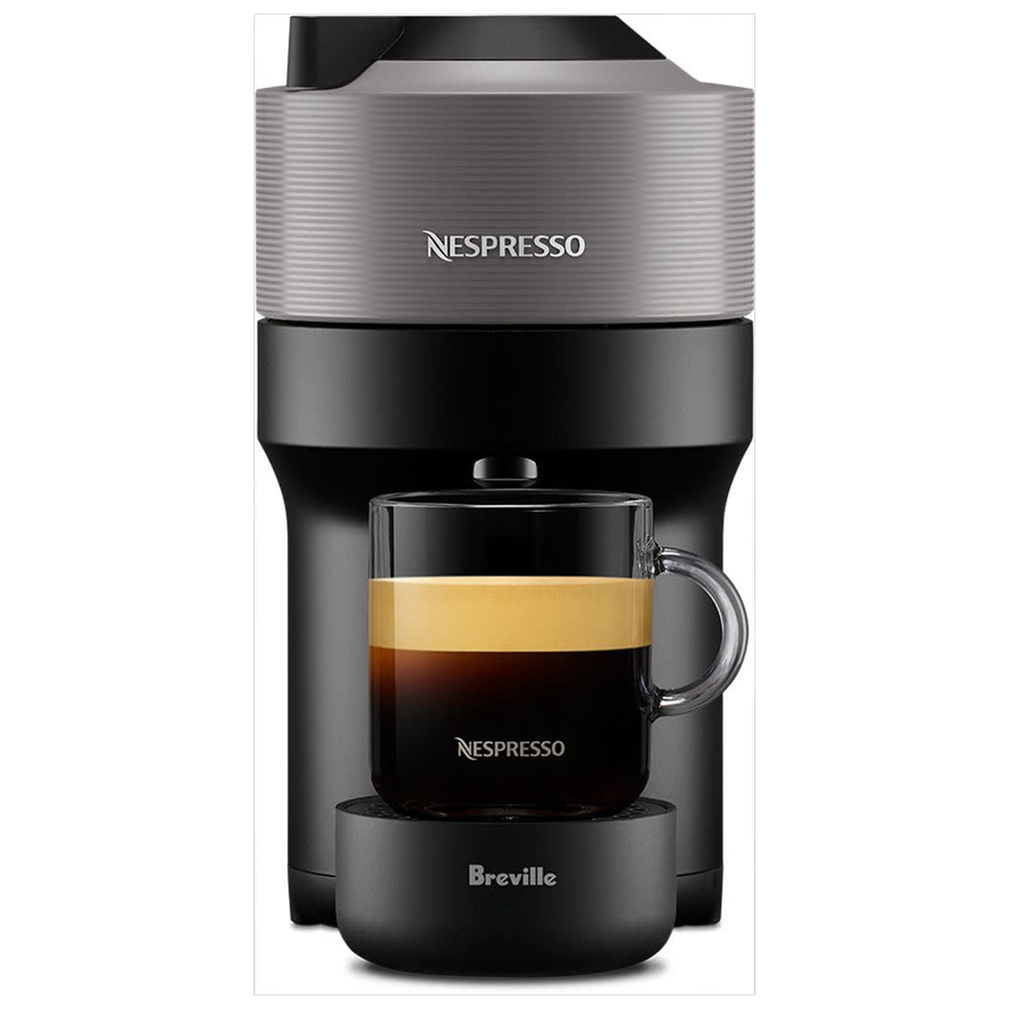 Nespresso Vertuo Pop+ Combination Espresso And Coffee Maker With Milk  Frother By Breville - Gray : Target