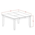 thumbnail image 5 of East West Furniture Kitchen Table Set Includes a Dining Table with Butterfly Leaf and Dining Chairs (Chair Seat Type Options) PARF5-BLK-C N/A, 5 of 6