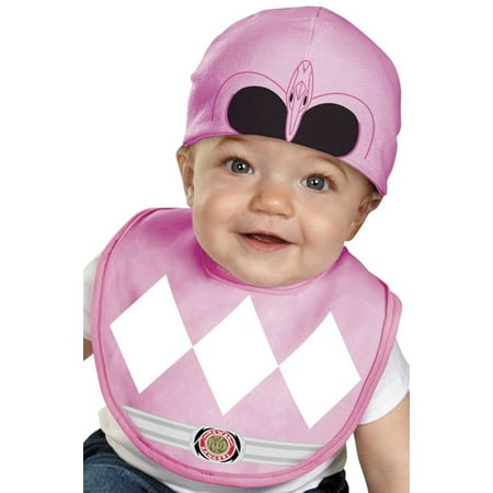 Power Rangers Pink Ranger Bib Hat Infant Costume