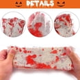 thumbnail image 1 of Tira de tela de sangre para Halloween, cinturón de aislamiento, tira de gasa en sangre, cinturón de advertencia, accesorios de decoración de escena, 8CM, 5m/196,9 pulgadas, 1 of 5