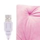 thumbnail image 4 of Almohadilla de calefacción eléctrica Almohadillas para silla Cojín de asiento cálido USB cómodo para el hogar del dormitorio Rosado Baoblaze Almohadilla térmica, 4 of 8